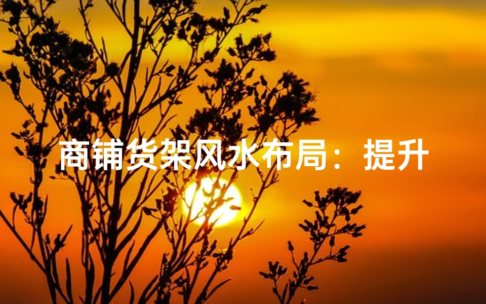 商铺货架风水布局:提升财运的五大秘诀
