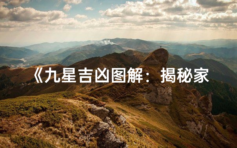 《九星吉凶图解:揭秘家居风水布局秘籍》