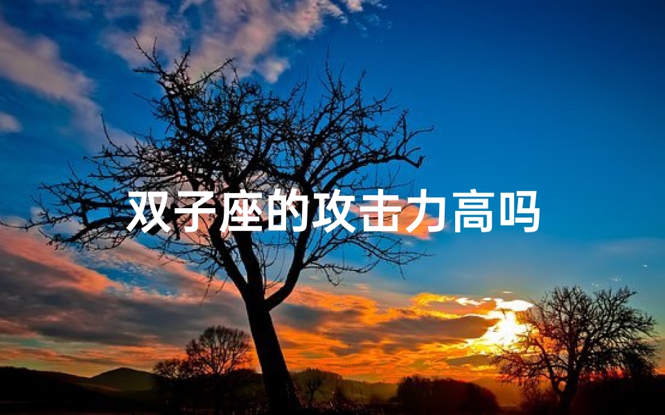 双子座的攻击力高吗-优贝算卦网