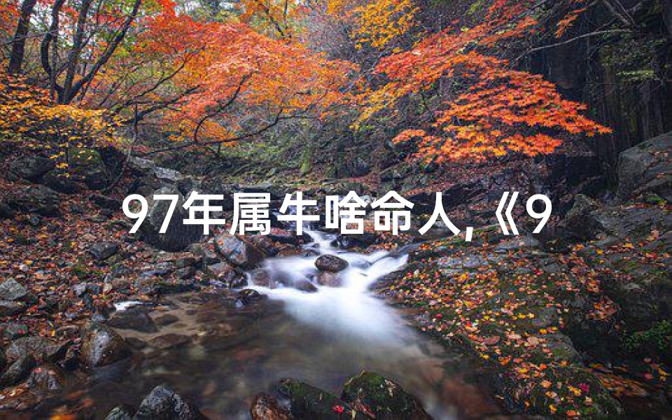 97年属牛啥命人,《97年属牛姓名命格揭秘:探寻个性命运之谜》