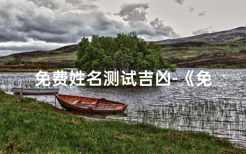 免费姓名测试吉凶-《免费姓名吉凶测试,揭秘命运密码》