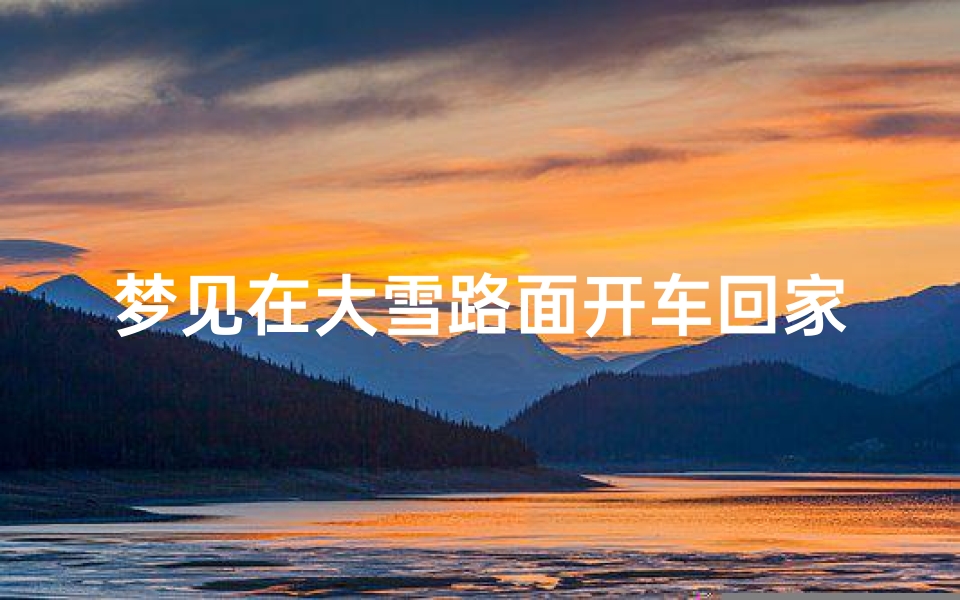梦见在大雪路面开车回家、梦见在大雪路面开车回家好不好