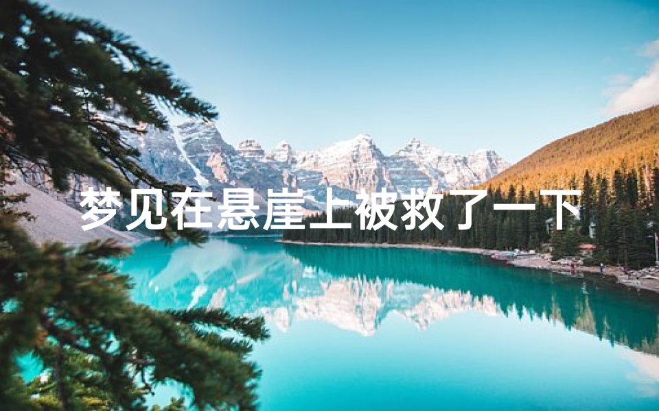 梦见在悬崖上被救了一下;梦见自己在悬崖边被救起
