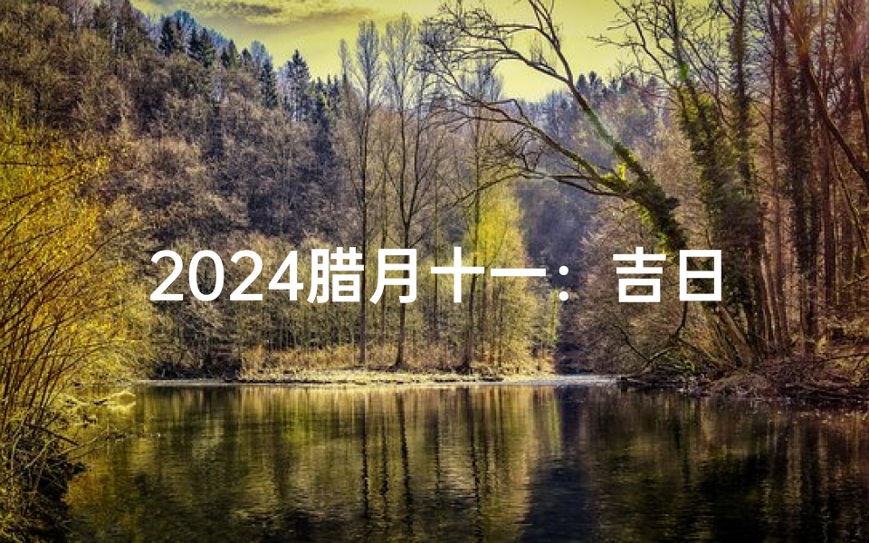 2024腊月十一:吉日良辰,宜否?