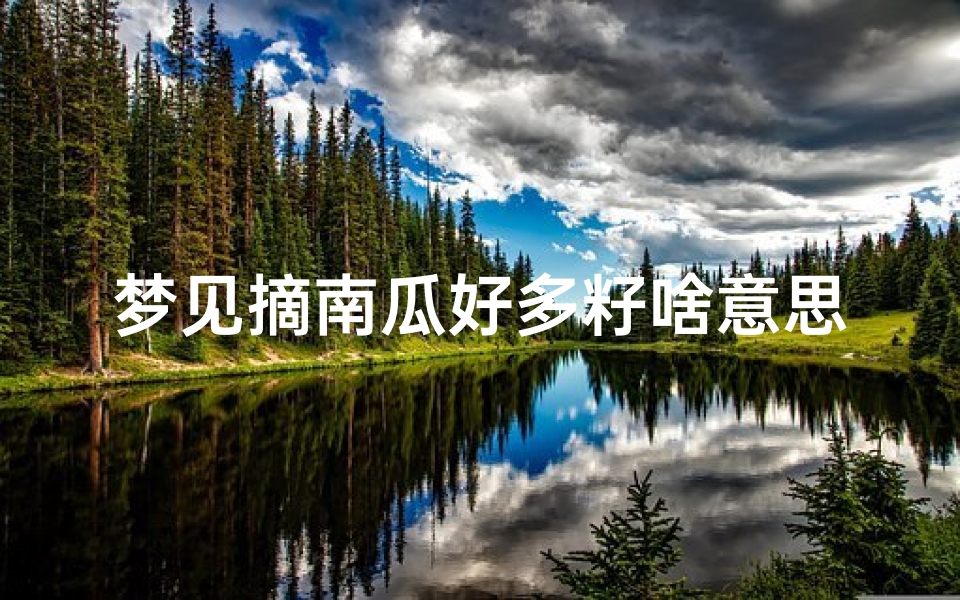 梦见摘南瓜好多籽啥意思,梦见摘南瓜好多籽啥意思呀