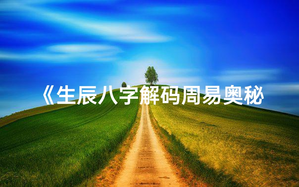《生辰八字解码周易奥秘对照表》