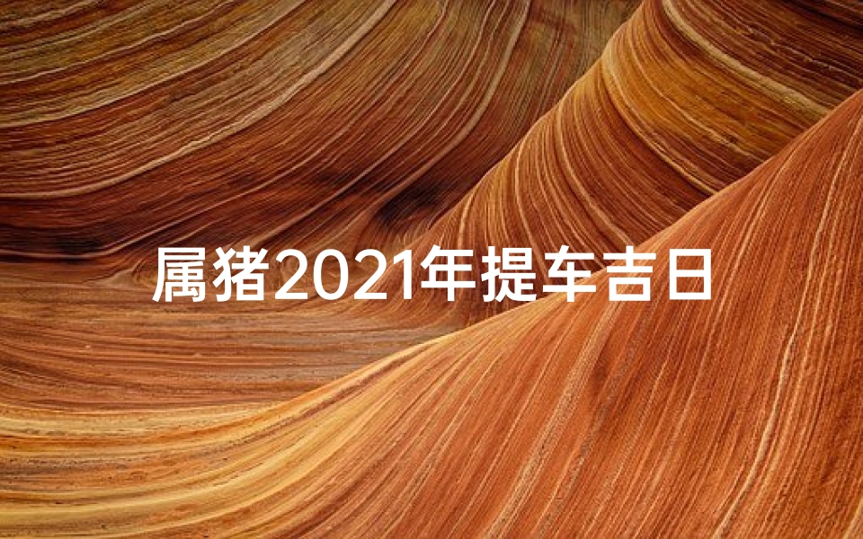 属猪2021年提车吉日良辰-九月属猪提车吉日大盘点