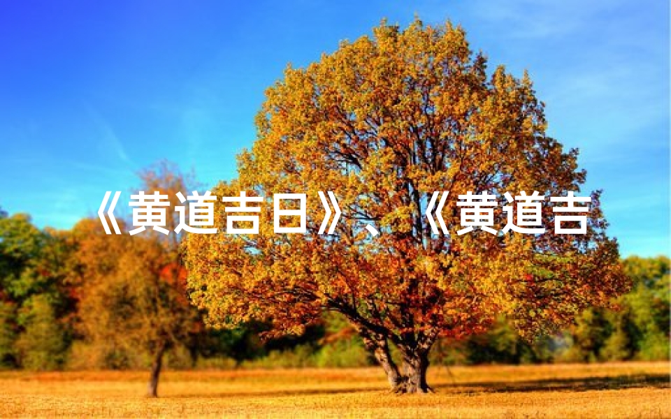 《黄道吉日》、《黄道吉日表设计:传统与现代的完美融合》