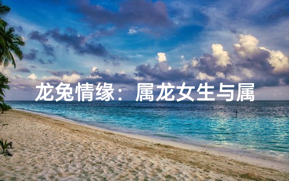 龙兔情缘:属龙女生与属兔男士的甜蜜邂逅-优贝算卦网