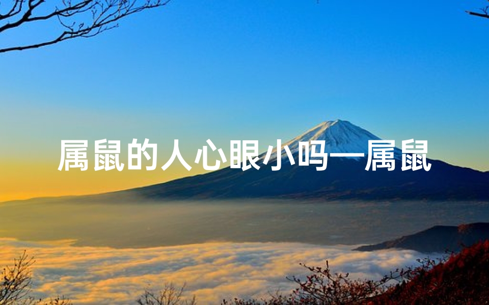 属鼠的人心眼小吗—属鼠人心机深不可测,揭秘神秘面纱