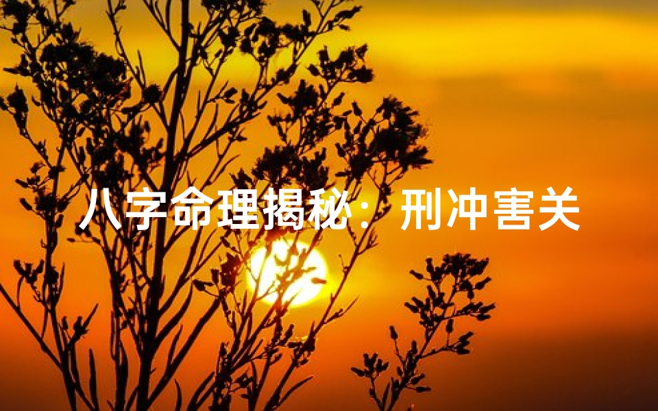 八字命理揭秘:刑冲害关系影响解析