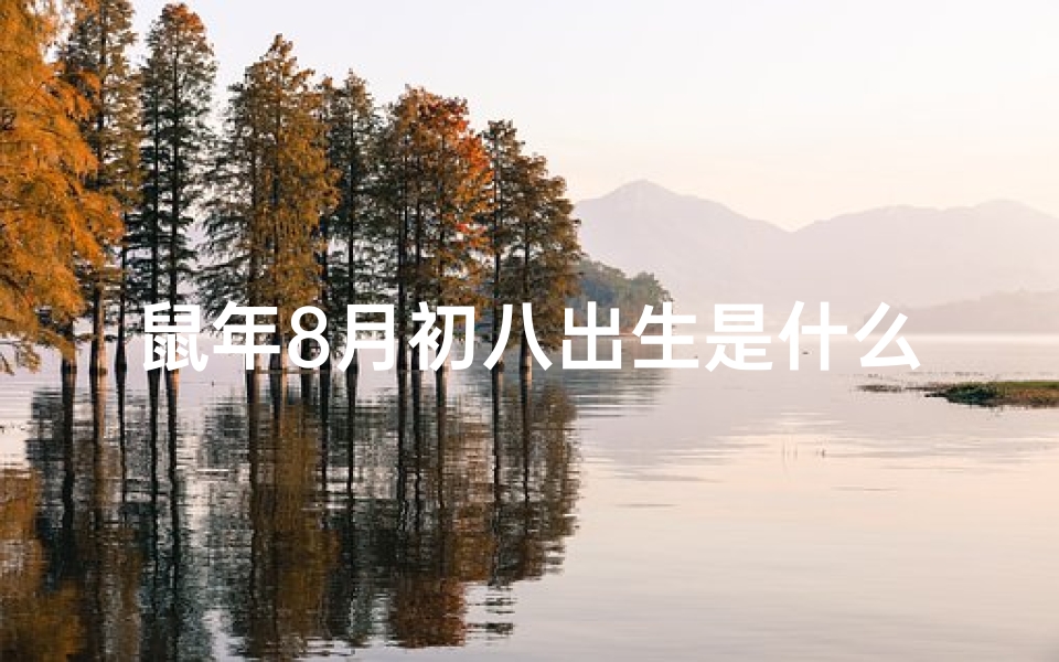 鼠年8月初八出生是什么命(《属鼠八月初八生日,喜庆时刻不容错过》)