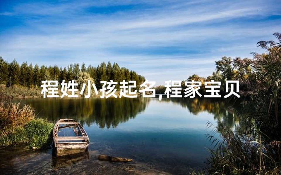 程姓小孩起名,程家宝贝：喜提萌娃，取名趣事多