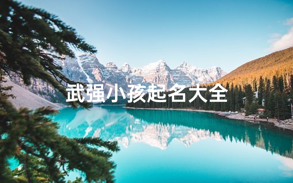 武强小孩起名大全