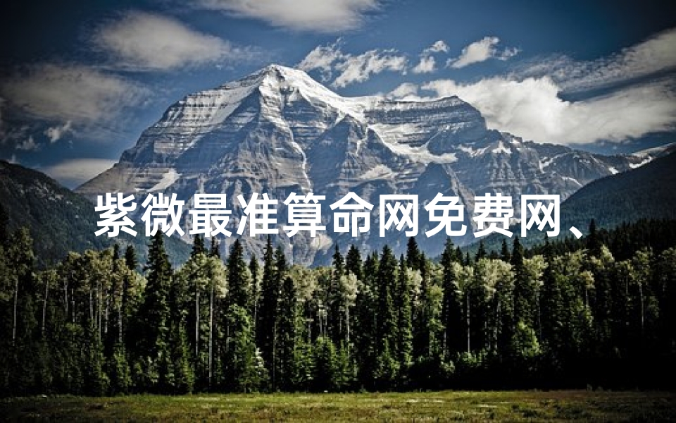 紫微最准算命网免费网、紫微星君免费测吉凶,一测便知运势如何