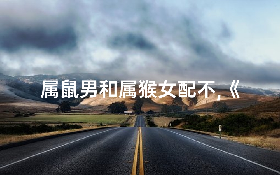 属鼠男和属猴女配不,《鼠君猴女情缘:非传统配对之谜》