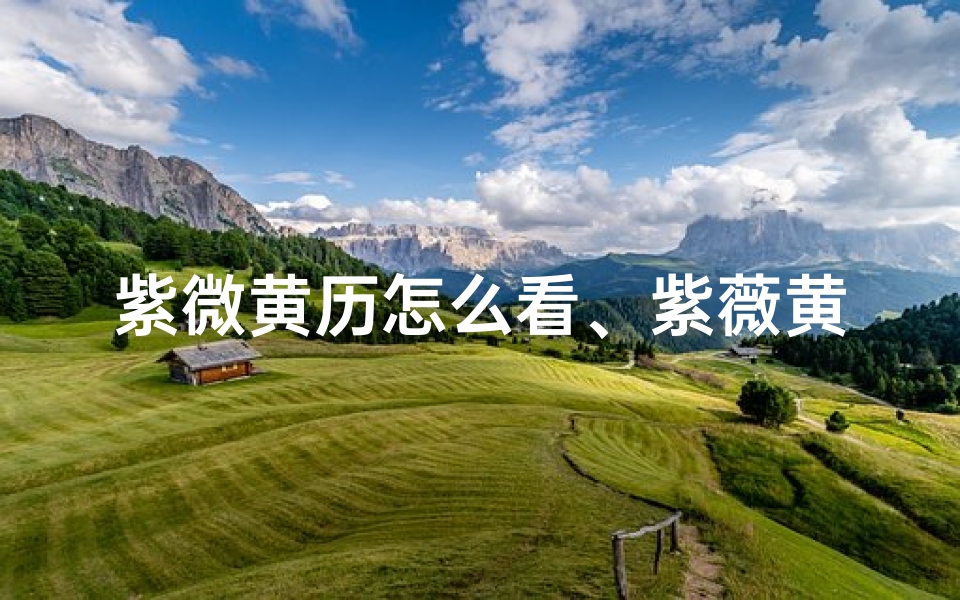 紫微黄历怎么看、紫薇黄历吉凶详析:揭秘吉日选择秘诀