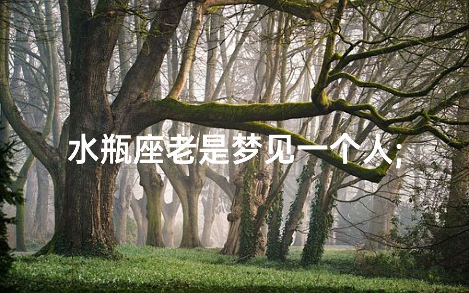 水瓶座老是梦见一个人;水瓶座老是梦见一个人什么意思