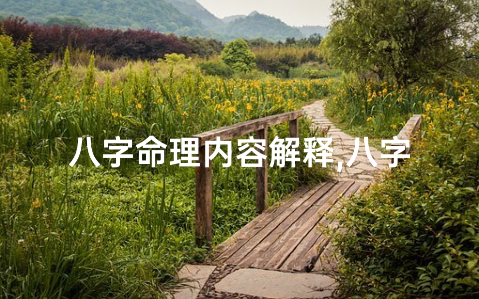 八字命理内容解释,八字命理揭秘：命运轨迹的神秘解析