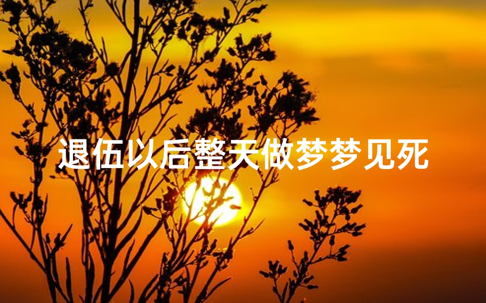 退伍以后整天做梦梦见死人,退伍老兵梦到战友