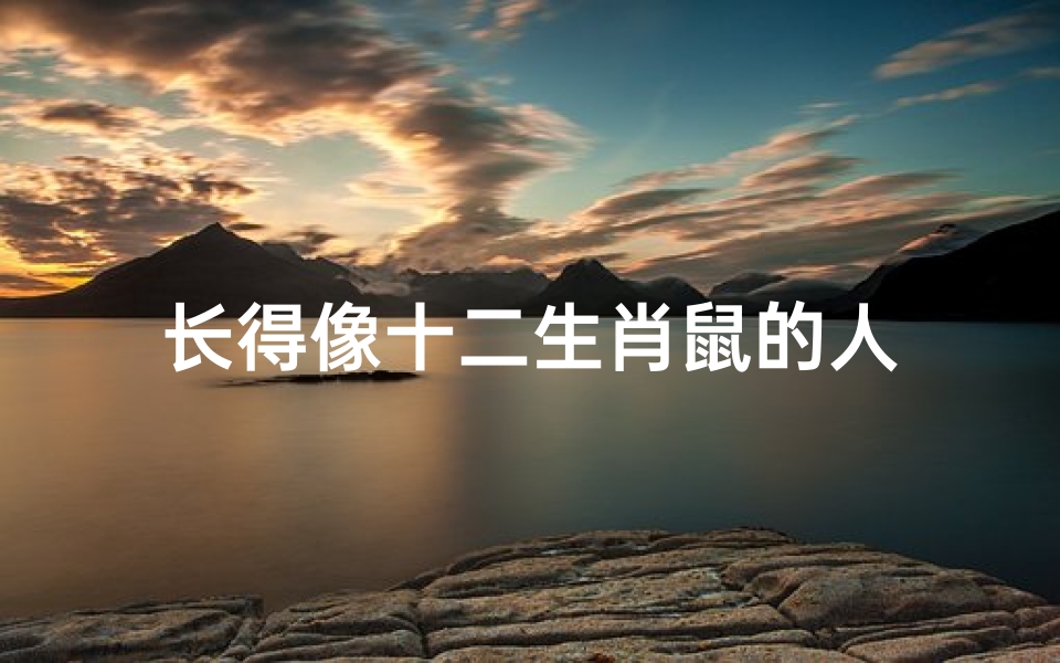 长得像十二生肖鼠的人