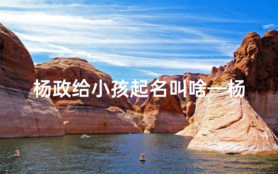 杨政给小孩起名叫啥—杨政为小孩取名,创意无限新名揭晓