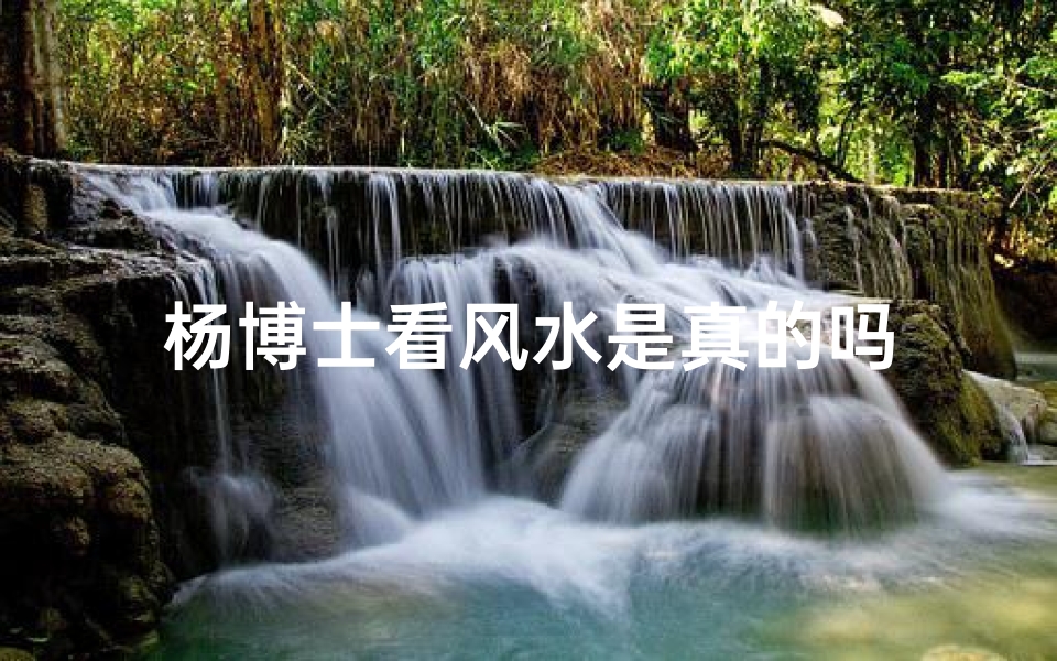 杨博士看风水是真的吗