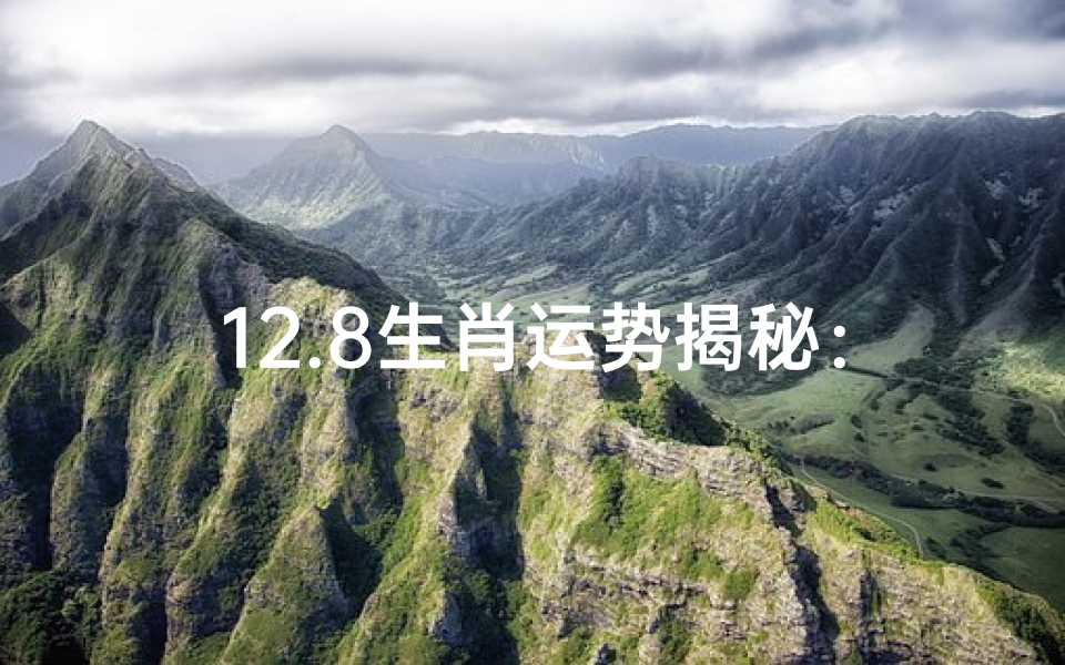 12.8生肖运势揭秘:运势起伏大揭秘