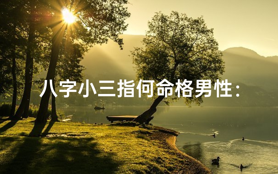 八字小三指何命格男性:揭秘神秘命运之谜