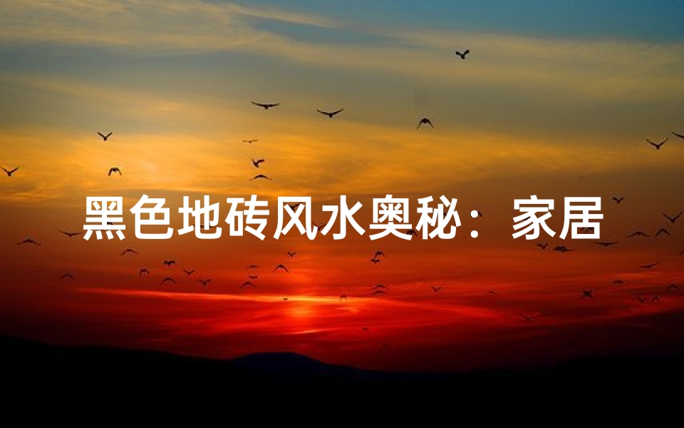 黑色地砖风水奥秘:家居布局禁忌揭秘-优贝算卦网
