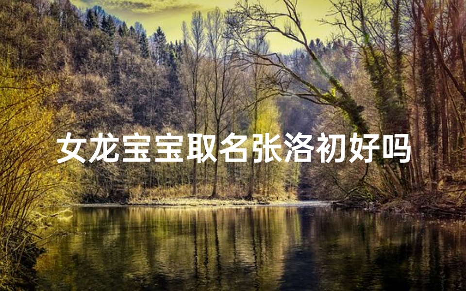 女龙宝宝取名张洛初好吗—女龙宝宝取名张洛初,寓意美好新篇章