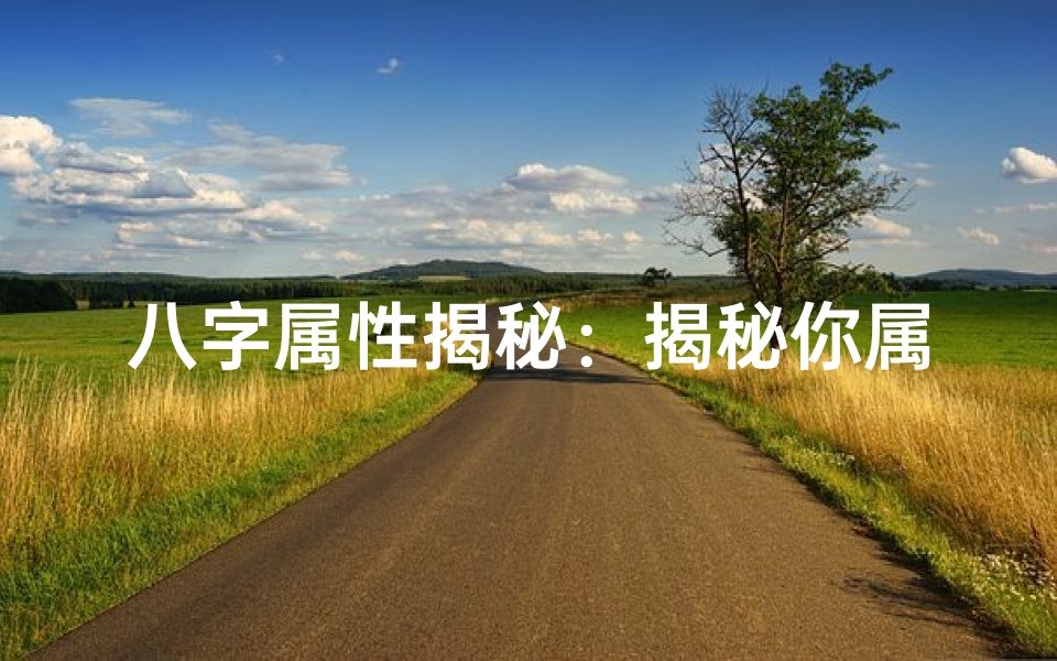 八字属性揭秘:揭秘你属什么命的命运密码