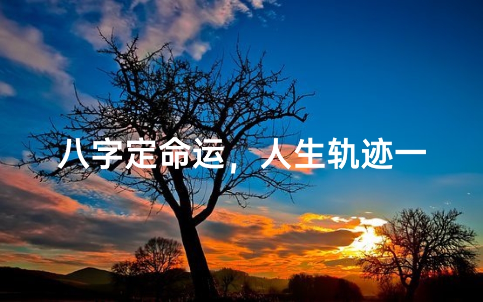 八字定命运,人生轨迹一窥究竟