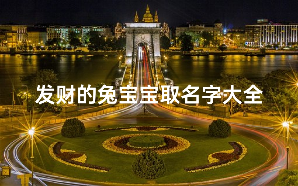 发财的兔宝宝取名字大全,兔宝宝起名 智慧大气