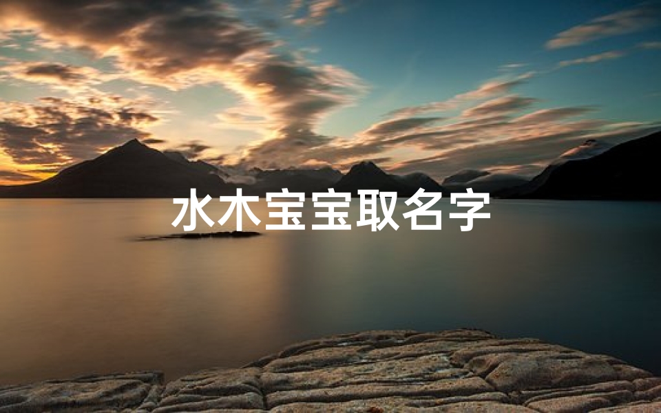 水木宝宝取名字