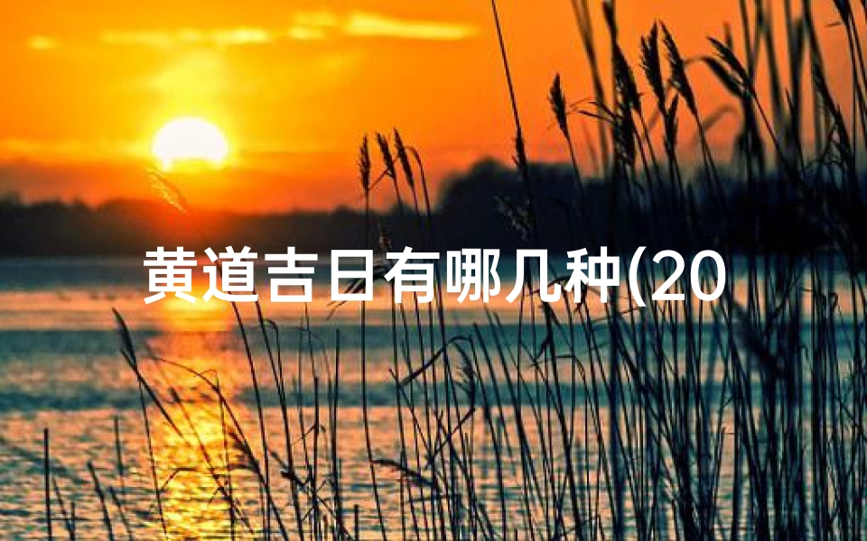 黄道吉日有哪几种(2025年的黄道吉日有哪几天)