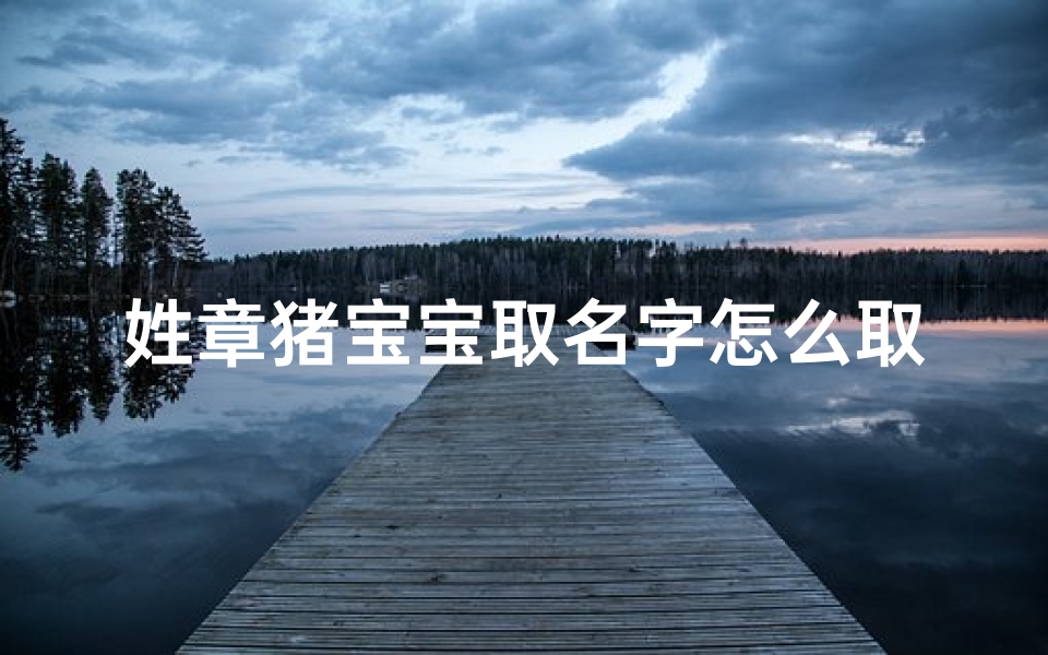 姓章猪宝宝取名字怎么取-姓章好听的名字