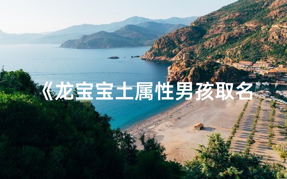 《龙宝宝土属性男孩取名大全:精选佳名汇聚》