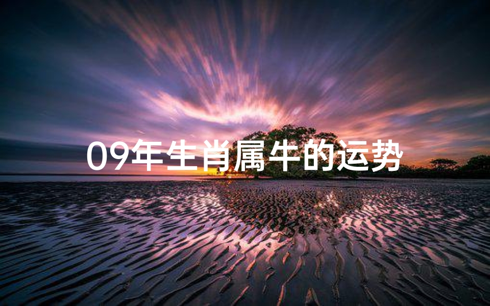 09年生肖属牛的运势