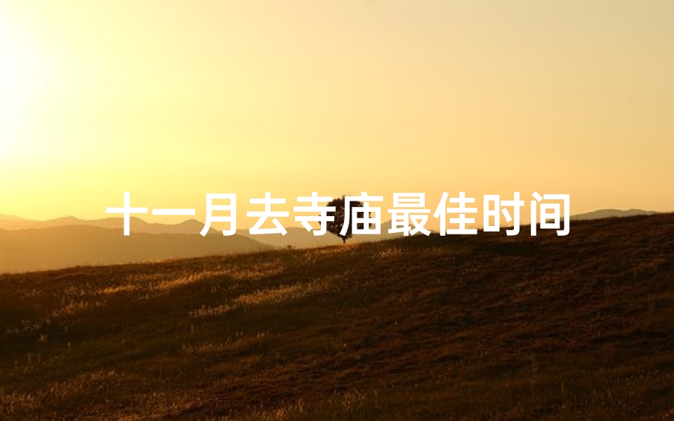十一月去寺庙最佳时间