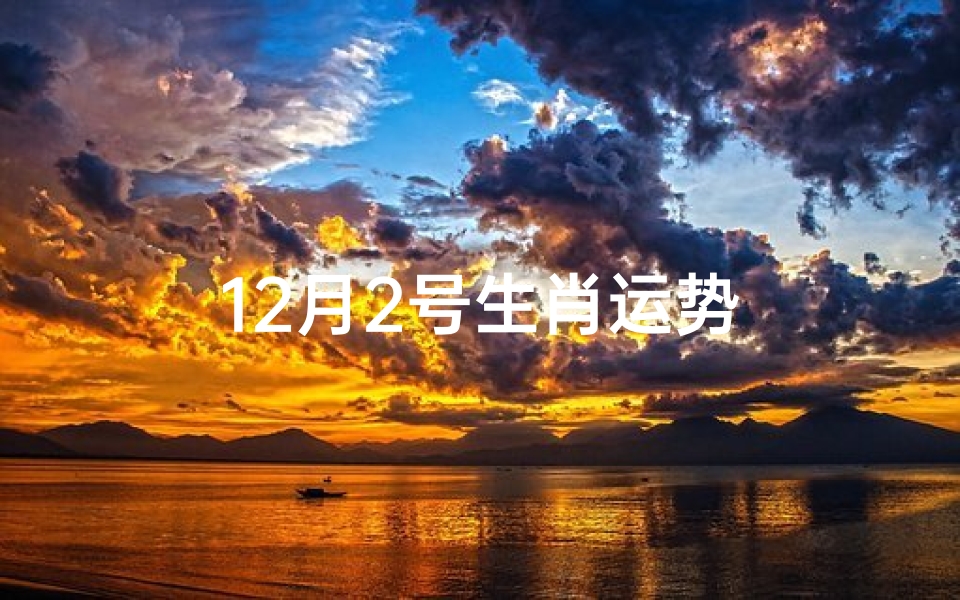 12月2号生肖运势
