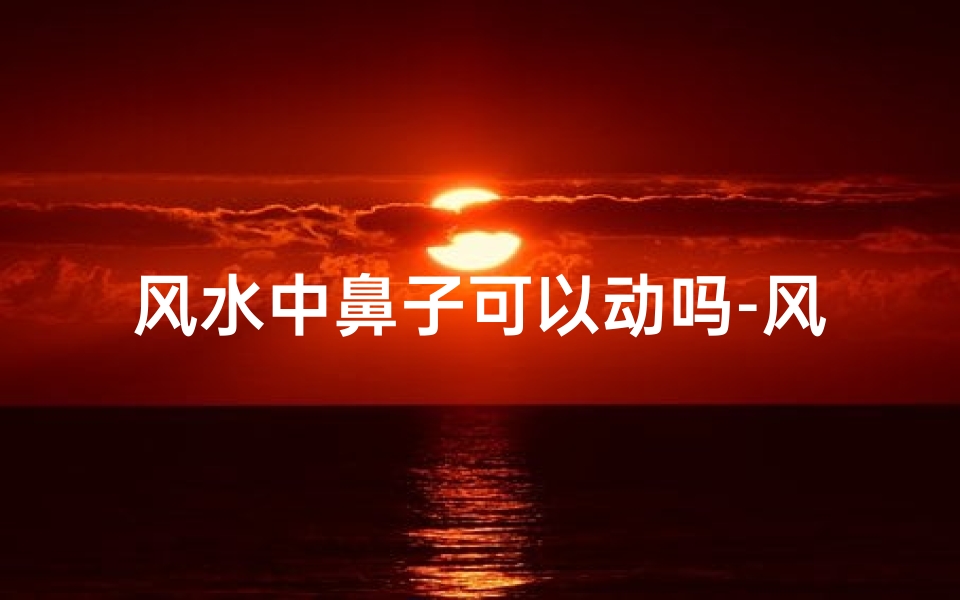 风水中鼻子可以动吗-风水学鼻子