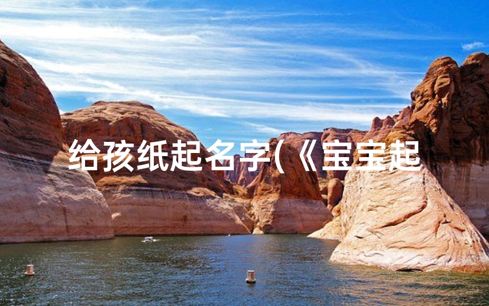 给孩纸起名字(《宝宝起名大揭秘:创意视频教你选好名》)