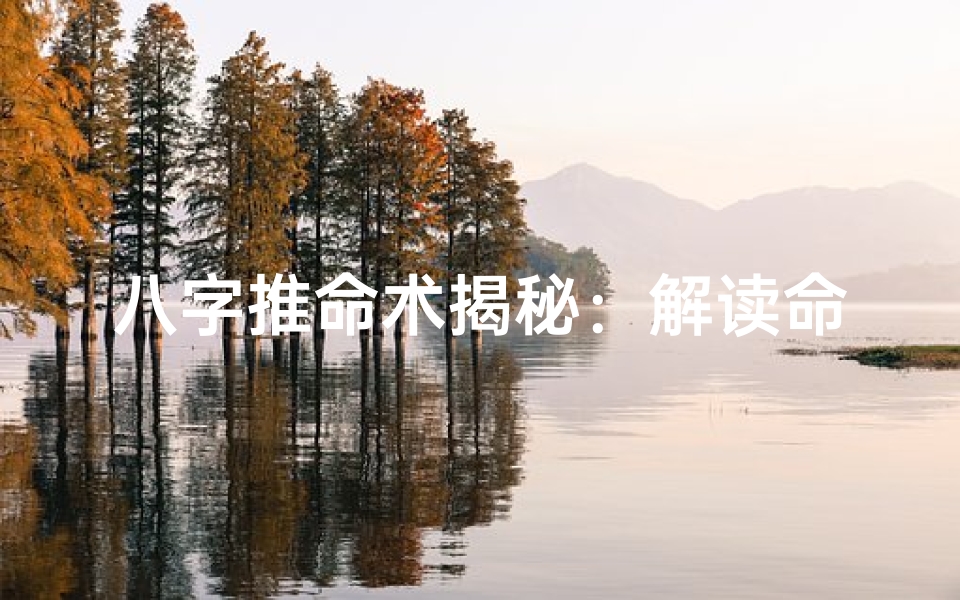 八字推命术揭秘:解读命运之谜的神秘钥匙