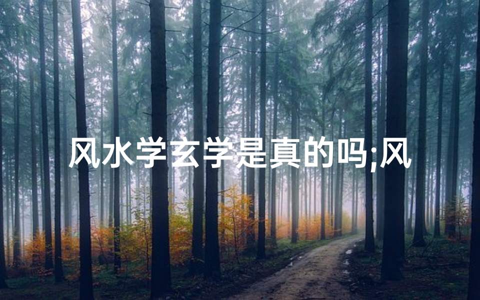 风水学玄学是真的吗;风水学玄学:揭秘真实与虚幻的边界-优贝算卦网