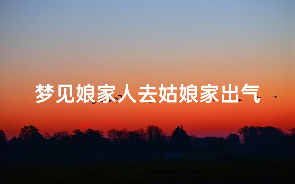 梦见娘家人去姑娘家出气;梦到娘家人来