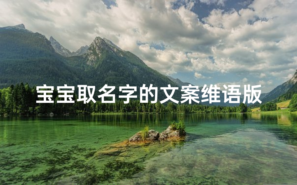 宝宝取名字的文案维语版