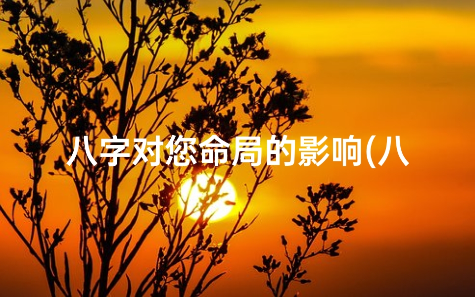 八字对您命局的影响(八字对人生的影响比例是多少)