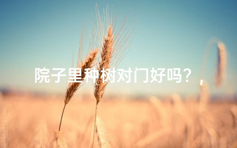 院子里种树对门好吗?,小院种树对门风水佳,家居运势更上一层楼