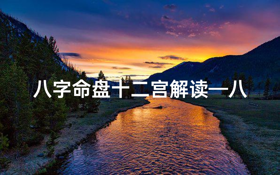 八字命盘十二宫解读—八字命盘十二宫吉凶速查指南